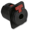 D type lock jack socket